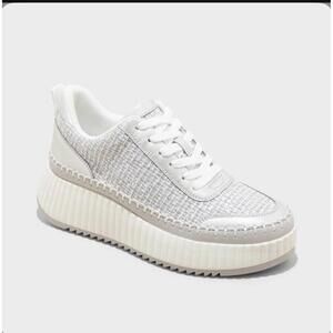 NEW Universal Thread Persephone Sneakers Shoes Memory Foam Tweed Silver Gray 7